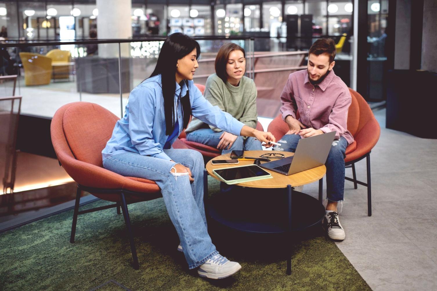 Business communication workshop showing practical skill development